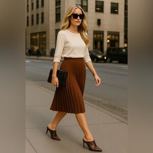 Michael Kors Halle Mule Pumps | Serpent Leather Snake Print Heels | Size 7M NIB